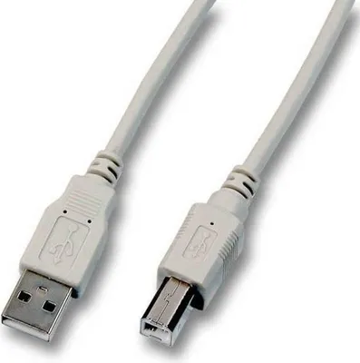 Obrázek produktu pro Vysokorychlostní kabel pro připojení tiskárny / skeneru A/B USB 2.0 1,5 metru šedý