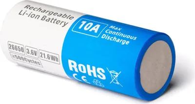 Zdjęcie produktu dla XTAR, akumulator litowo-jonowy 26650 3,6 V–3,7 V 6000 mAh, wydajny, bezpieczny i wielokrotnego ładowania z płytką PCB i maksymalną mocą 10 A