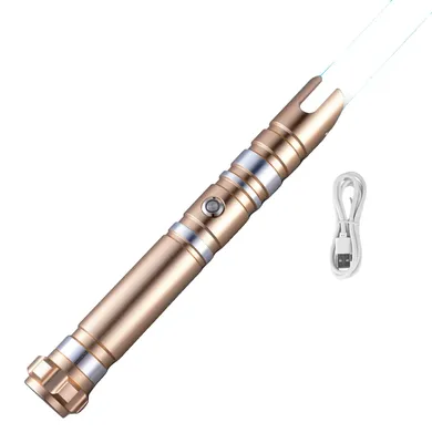 Zdjęcie produktu dla Pojedynkowy miecz świetlny VEVOR 1117,6 mm z 12 kolorami RGB, dźwiękami FX i realistyczną rękojeścią, ładowany miecz świetlny dla dorosłych