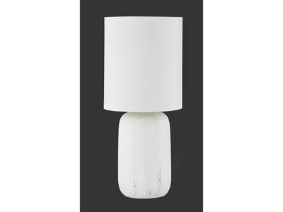 Produktbild von Tischleuchte Clay 40W E14, H35 CM, Weiß, Trio