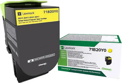 Obrázek produktu pro Lexmark 71B20Y0, 2300 str., Žlutá, 1 kusů
