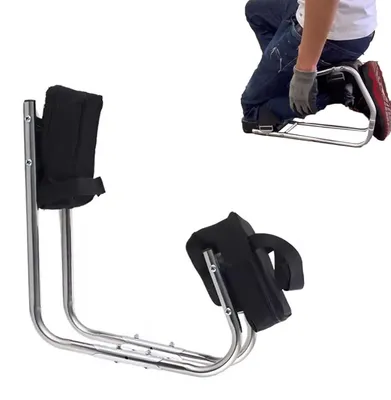 Klappbarer Kniestuhl für Gartenarbeit, Edelstahl, ergonomisch