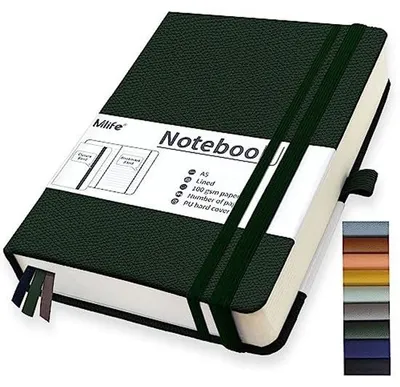 Produktbild von Famanu A5 Notizbuch 360 Seiten mit Tintebeständigem Papier - Ideal für Büro und Schule