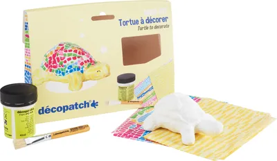 Produktbild von Décopatch Kit Mini "Schildkröte"