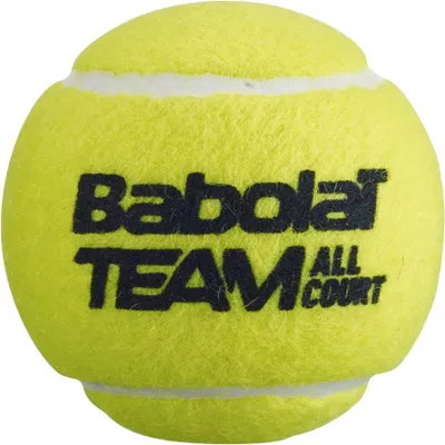 Image de Babolat - Pack de 4 balles de tennis "Team All Court" MR78491 (Taille unique) (Jaune)