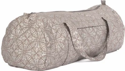Produktbild von Maharaja Collection: Gemusterte Hot Yoga Bag Raja, taupe/silber