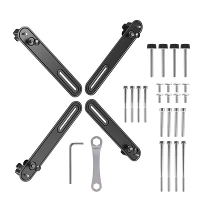 Produktbild von VESA Adapter für Bildschirme ohne Löcher im VESA-Standard Maclean, schwarz, 17"-32" 10kg max MC-990