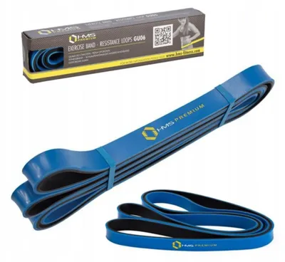 Produktbild von HMS GU06 Widerstandsgummi Blau Krafttraining Fitness