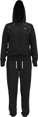 Produktbild von Under Armour Rival Tricot Trainingsanzug Schwarz L Frau Schwarz L