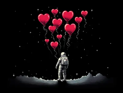 Produktbild von Plakat 40x30cm Astronauten Eigene Ziele