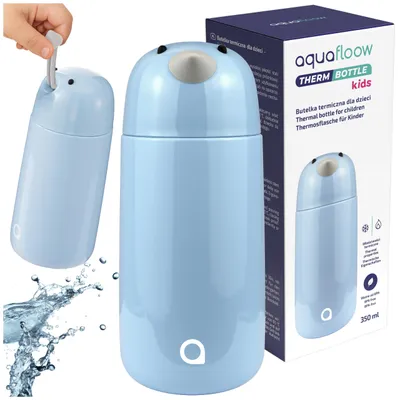 Obrázok produktu pre AquaFloow detská fľaša Thermos 350 ml holubica – nerezová izolačná fľaša Hot & Cold bez BPA