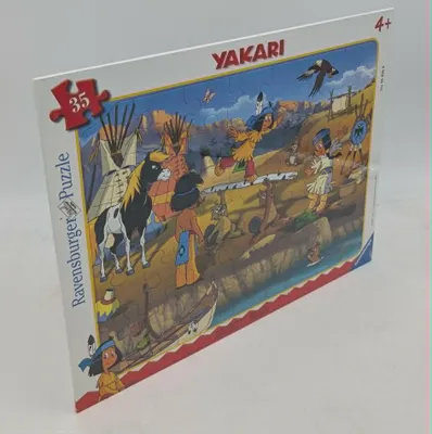 Produktbild von Ravensburger Kinderpuzzle 05698 - Mit Freunden im Freien spielen - 35 Teile Yakari Rahmenpuzzle für Kinder ab 4 Jahren