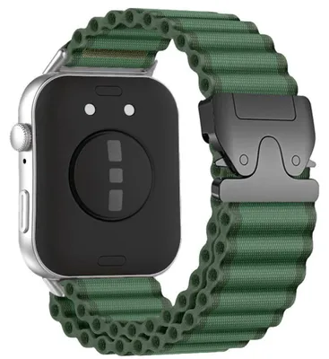 Obrázek produktu pro Nylonový outdoorový řemínek pro Huawei Watch Fit 4 Pro / Fit 4 / Fit 3 – náhradní, zelený