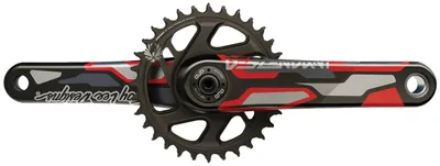 Image de Truvativ KRG Desc.CoLab TroyLee DH DUB73 165 o.DUB bearing,10-11f.car,red,32Z.X-Syn2,DM
