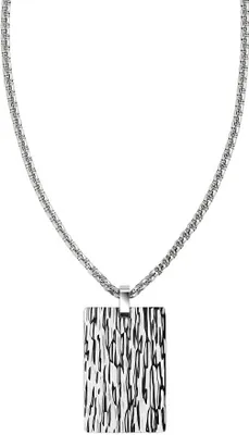 Produktbild von ZIPPO - Square Steel Pendant Necklace - Quadratische Anhänger-Halskette - Edelstahlhalskette Quadratischer Anhänger 60 cmEinheitsgröße 2007176