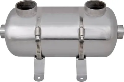 Produktbild von vidaXL Pool Wärmetauscher 355 x 134 mm 40 kW