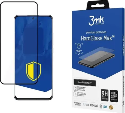 Produktbild von 3mk Display Gehärtetes Glas HardGlass Max für Xiaomi 12/12X 0,3mm 9H