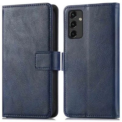 Imagen del producto de Funda Tipo Libro de Lujo para Samsung Galaxy A14 (5G/4G) - Azul oscuro