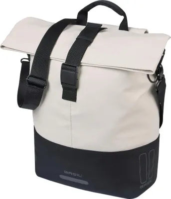 Immagine prodotto di BASIL Borsa a tracolla per bicicletta Cove MIK Hooks, color crema