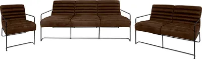 Produktbild von home24 Polstergarnitur (3-2-1) - Antiklederlook