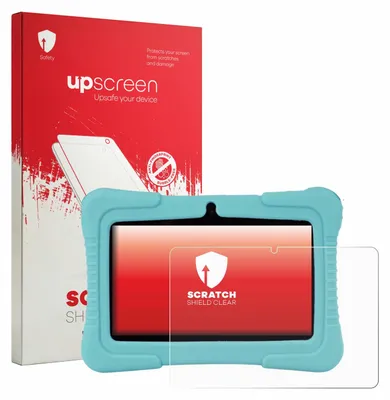 Produktbild von upscreen Schutzfolie für SaveFamily Kids Tablet 7" Displayschutz Displayschutzfolie Folie Klar Transparent