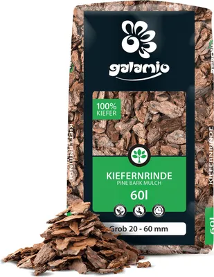 Produktbild von Galamio Rindenmulch Kiefer Grob 60l
