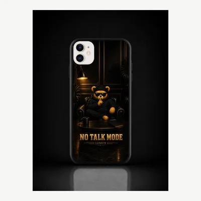 Image de Coque pour iPhone 11, étui de protection pour téléphone portable, avec motif "Ne pas parler" – LUNØIR ©