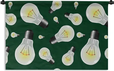 Produktbild von MuchoWow® Wandteppich Wandbehang Lampen - Muster - Licht 60x40 cm Tapisserie Dekoration Wandtuch - Wanddekorationen