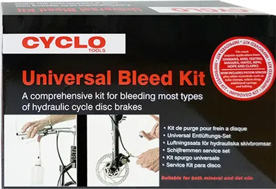 Immagine prodotto di Kit universale di riempimento/sfiato Fasi, Cyclo Tools, per DOT + olio minerale