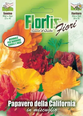 Produktbild von Goldmohn Mischung | Goldmohnsamen von Flortis