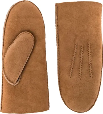 Roeckl  Damen Lederfäustlinge 100% Lammfell in braun