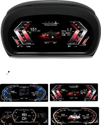 Produktbild von Digitales Dashboard-Cluster, Kompatibilität mit BMW 3er Serie E90 E91 E92 2005-2012, LCD-Tachometer, E90 E91 E92 OM