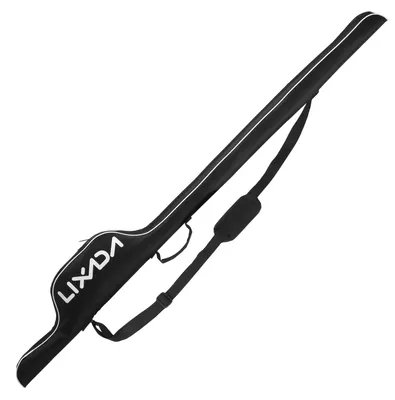 Produktbild von Lixada 63'' Angelrutentasche Tragbare Angelrutentasche Faltbarer Angelrutenhalter Gro?e Kapazit?t Rutenger?t Organizer Aufbewahrungstasche Softcase