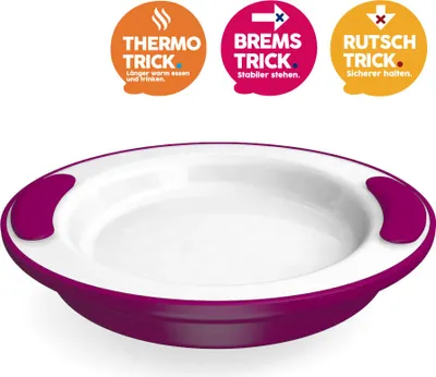 Produktbild von Thermoteller brombeer, Ø 25,5 cm