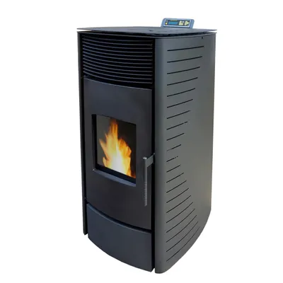 Obrázok produktu pre UMBRELLA® Peletová pec P12 13,6 kW,A+,300 m³,automatický čistiaci cyklus,ECO režim,týždenný program,WiFi Ready,ochrana proti prehriatiu,Čierna