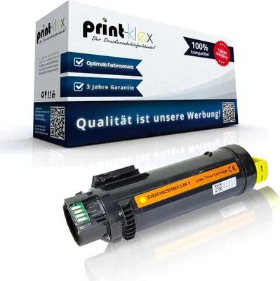 Produktbild von Kompatible Tonerkartusche für Dell S2825cdn S 2825cdn 593BBSE 3P7C4 Gelb Yellow - Color Office Serie