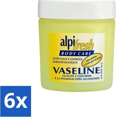 Produktbild von Alpi-Fresh - Vaseline Handcreme - Schutz & Feuchtigkeit - 250 ml - Vorteilspack - 6 Stücke
