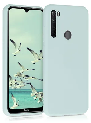 Produktbild von kwmobile Handyhülle für Xiaomi Redmi Note 8T Hülle - TPU Case - Kabelloses Laden - Schutzhülle Cover in Cool Mint