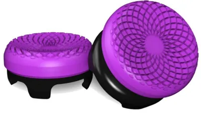 Obrázok produktu pre KontrolFreek Frenzy, PlayStation 4, PlayStation 5, Thumbstick, Čierna, Purpurová, Guma, Spojené štáty, 2 kusov