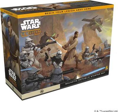 Immagine prodotto di Star Wars: Legion - Set iniziale della Repubblica Galattica