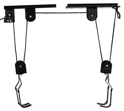Imagen del producto de Elevador para bicicletas, capacidad de carga de 60 kg, montaje en techo, color
