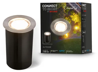 Productafbeelding van BRILONER - Connect to Shine 12V LED inbouwspots voor tuin, uitbreiding
