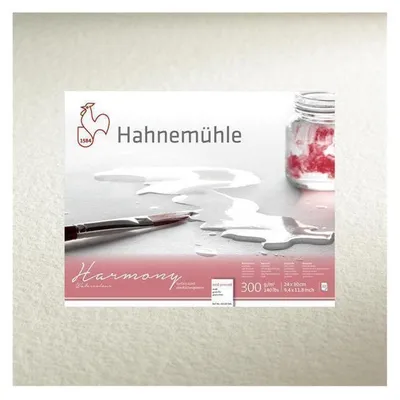 Produktbild von Hahnemühle Harmony Watercolour Aquarellblock - 300 g/m² - matt - 24 x 30 cm - 12 Blatt