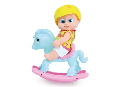 Image de Poupée écervelée sur un cheval