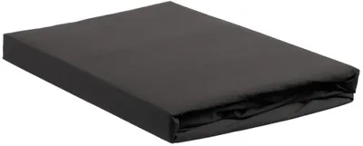 Produktbild von Ambiante Topper-Spannlaken Baumwolle Uni für 18cm hohe Matratzen Farbe Anthracite Größe 160x210/220