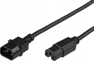 Immagine prodotto di Microconnect PE011405 0,5 m Accoppiatore C14 Accoppiatore C15 Cavo di alimentazione nero (PE011405)