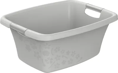Produktbild von Wäschewanne Rotho Flowers 25 l grau matt 1756690002WS