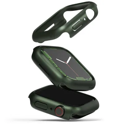Image de Ringke Slim 2-Pack Apple Watch 7 (41 Mm) Clair & Vert foncé