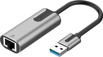 Immagine prodotto di Vention USB 3.0-A to Gigabit Ethernet Adapter Gray 0.15M Aluminum Alloy Type