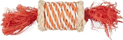 Obrázek produktu pro Hračka hlod. přírodní sisal/šustí váleček 17cm Flamingo